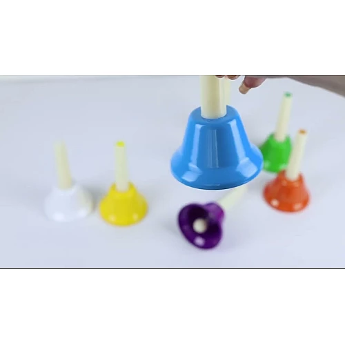 Розвиваючий музичний набір Різнобарвні дзвіночки (8 шт)