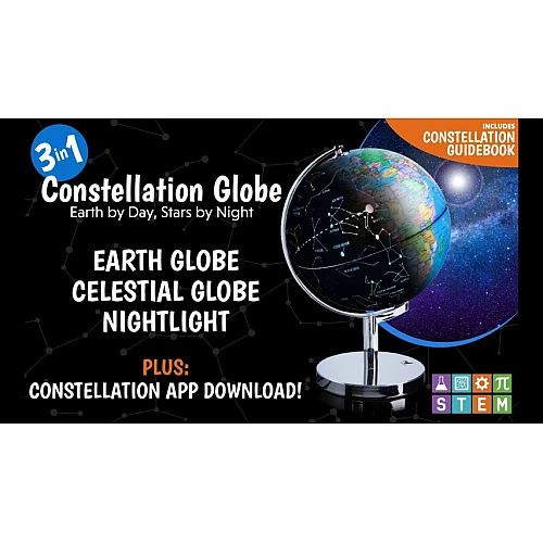 Глобус STEM з картою зоряного неба і нічником від USA Toyz