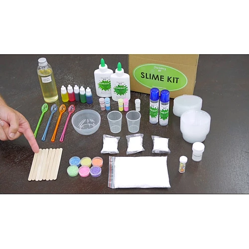 Научный набор Слаймы и лизуны (8 видов) от Discovering DIY