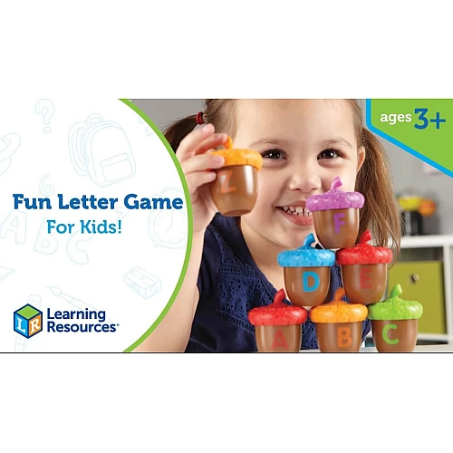 Навчальний набір Жолуді з буквами (26 шт) від Learning Resources