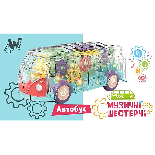 Музыкальаня игрушка Автобус (звук / свет)