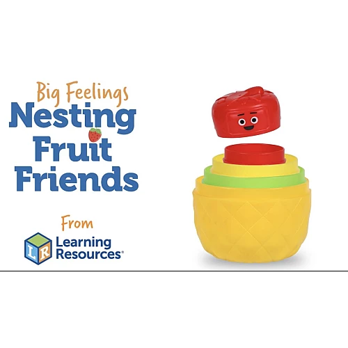 Навчальний набір для сортування та рахунку Фруктові друзі (9 шт) від Learning Resources