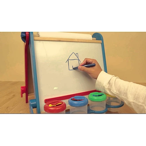 Двостороння дошка для малювання крейдою і фарбами від ALEX Toys