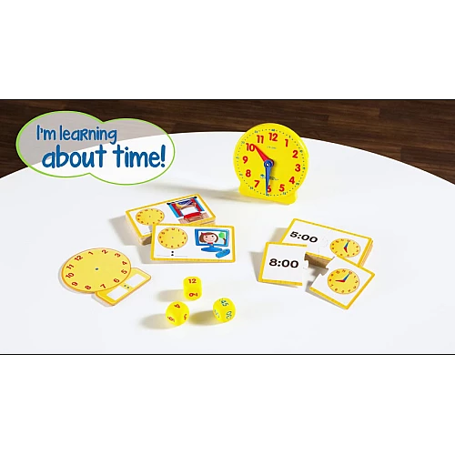Обучающий набор Часы и пазлы (41 шт) от Learning Resources