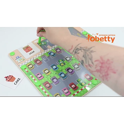 Магнітний лабіринт Паркінг склади слово від Obetty