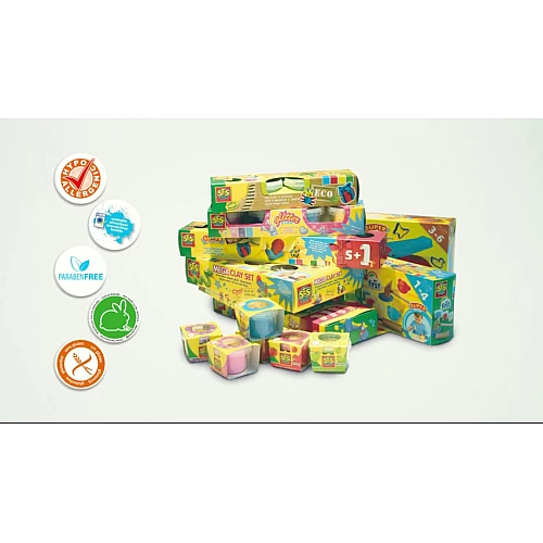 Набор для лепки Праздничный (8 цветов)