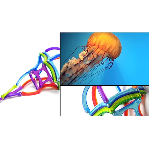 Магнітний набір Монтессорі Різнокольорові блоки (100 деталей) від Guidecraft