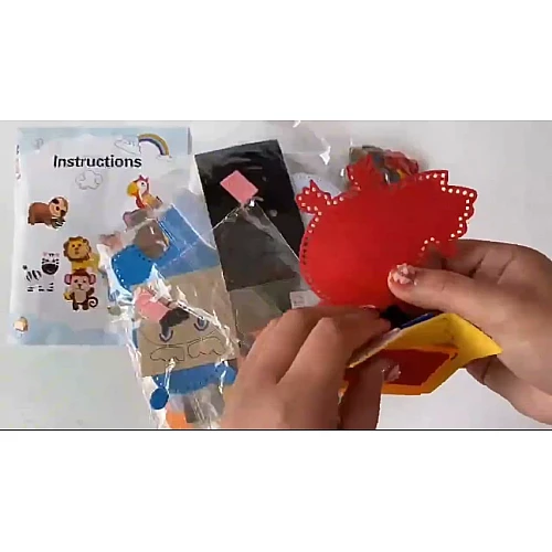 Творческий набор для шитья Животные Сафари (10 шт)