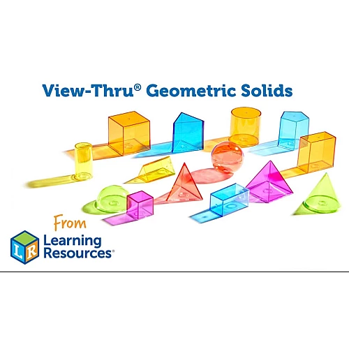 Набір Кольорові геометричні фігури (14 шт) від Learning Resources