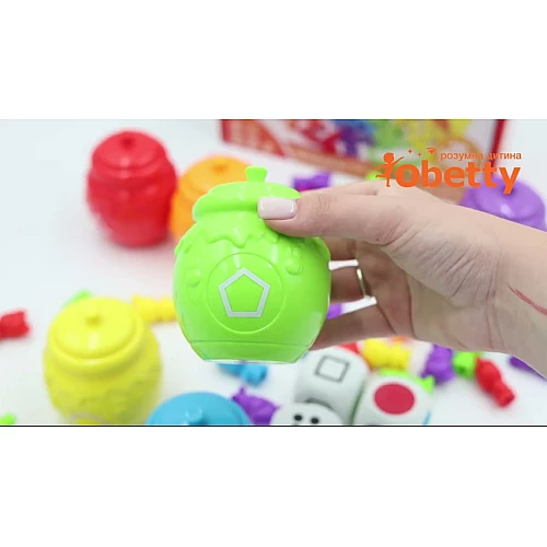 Набір для рахунку і сортування Монтессорі Ведмедики (82 елемента) від JOYIN