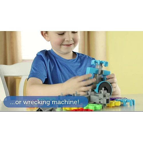 Развивающий конструктор с шестеренками Техника (47 деталей) от Learning Resources