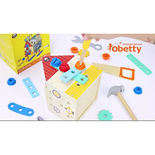 Развивающий набор с инструментами Домик от Obetty