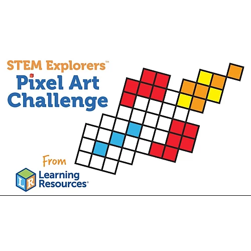 Развивающий STEM-набор Пиксельное искусство (402 элемента) от Learning Resources