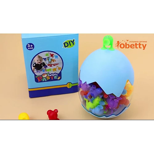 Набір іграшок на присосках у яйці (36 шт) від Obetty