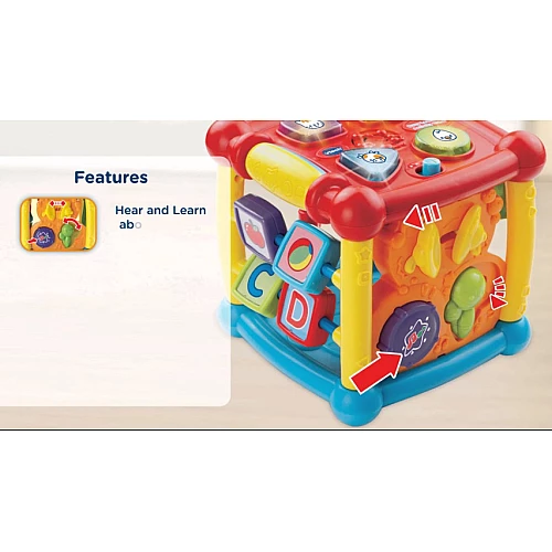 Розвиваючий інтерактивний Бізікуб від VTech