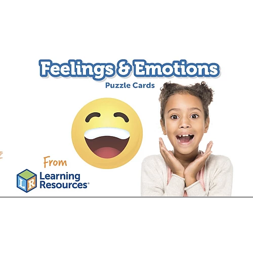 Навчальний набір карток-пазлів Почуття та емоції (48 шт) від Learning Resources