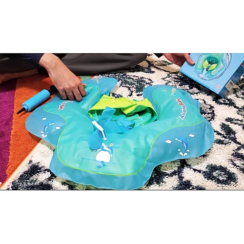 Дитяче надувне коло для плавання від 3 місяців з кишенею для сидіння