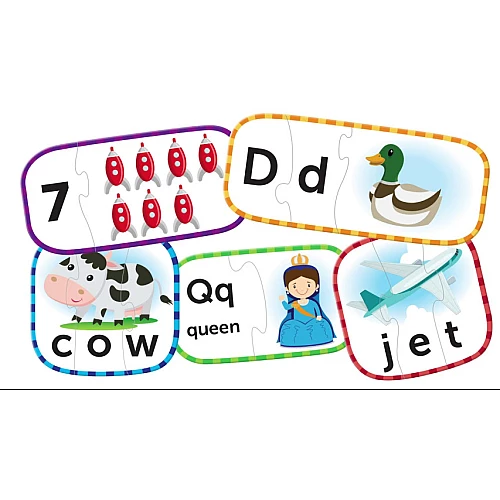 Розвиваючий набір Алфавіт пазл (26 карт) від Learning Resources