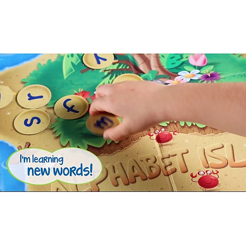 Настільна гра Острів алфавіт (для 2-4 гравців) від Learning Resources