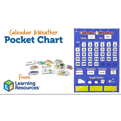 Навчальний набір планер Погода (136 карток) від Learning Resources