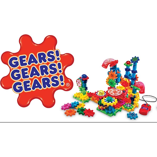 Набор конструктор Шестеренки светящиеся в темноте (121 деталь) от Learning Resources