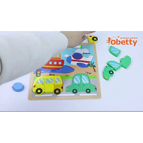 Дошка для малювання та пазли 2 в 1 Ферма від Obetty