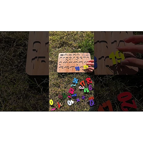 Пазл вкладиш Цифри (27 елементів) від PuzzleOk