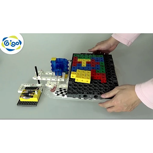 Розвиваючий набір Газ і пневматика (121 деталь) від Gigo