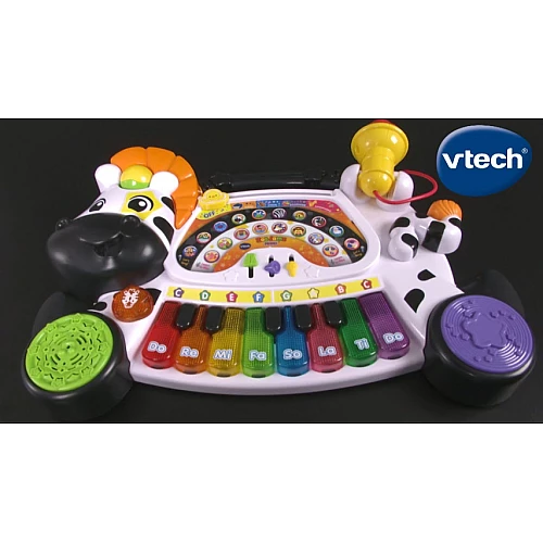 Розвиваюча музична іграшка піаніно Зебра від VTech
