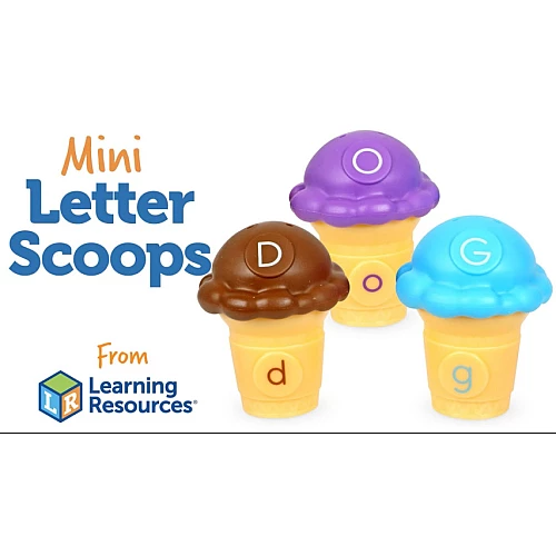 Развивающий набор Мороженое с буквами (52 шт) от Learning Resources