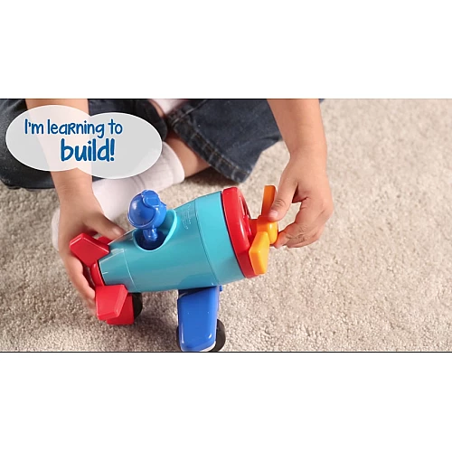 Конструктор Автомобіль, човен, літак (15 деталей) від Learning Resources