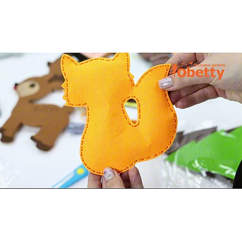 Набір для шиття Лісові тварини (12 шт) від Obetty