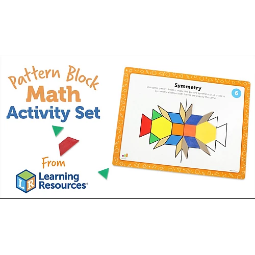 Математичний STEM-набір Шаблони (144 елементи) від Learning Resources