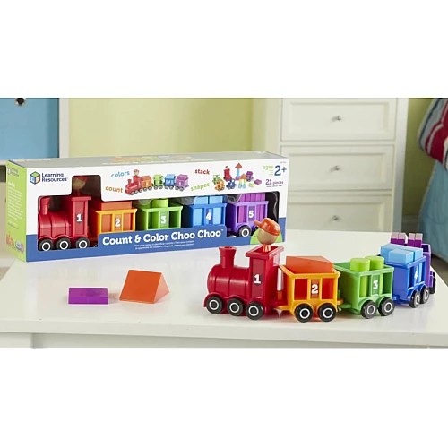 Развивающий набор для счета и сортировки Паровозик (21 элемент) от Learning Resources