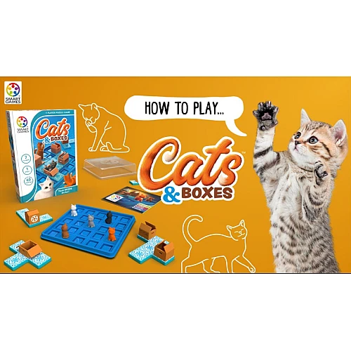 Логічна настільна гра Коти в коробках від SmartGames