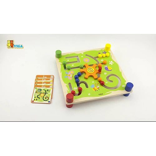 Развивающая игрушка Лабиринт с шариками от Viga Toys