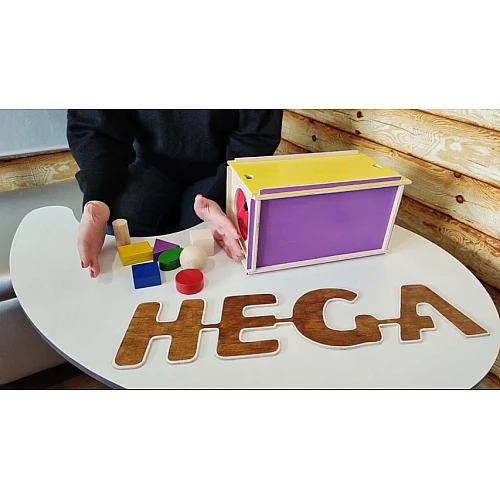 Развивающий набор Ящик с фигурами (9 предметов) от Hega