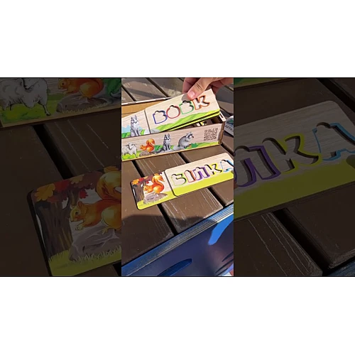 Развивающая игрушка-пазл Азбука животных (8 животных) от PuzzleOk