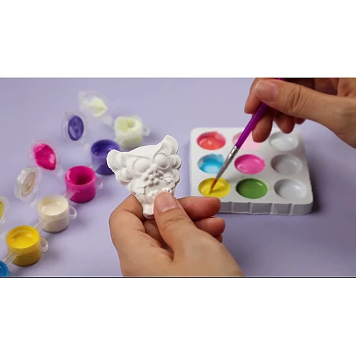 Творчий набір магніти з гіпсу світяться сови (6 шт) від 4M