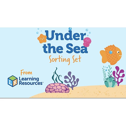 Набір для сортування та рахунку Підводний світ (46 предметів) від Learning Resources