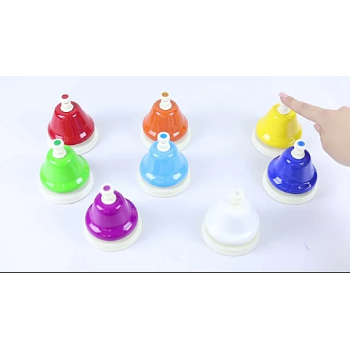 Розвиваючий музичний набір діатонічні Дзвіночки Веселка (8 шт)