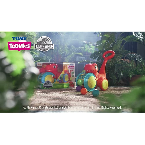 Каталка Jurassic World Динозавр з кульками від Toomies