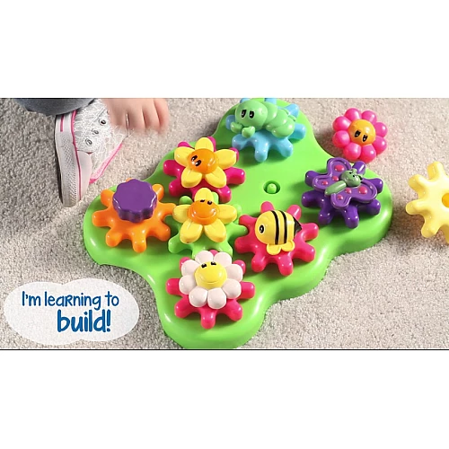 Розвиваюча дошка з шестернями Квітковий сад від Learning Resources