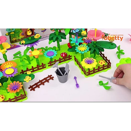 Конструктор Квітник (191 деталь) від Obetty