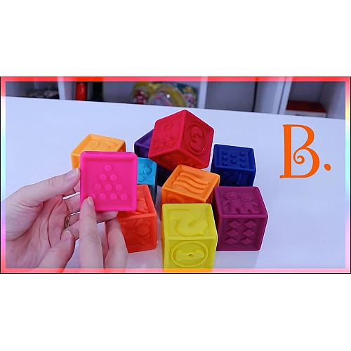 Развивающий набор Мягкие кубики (10 шт) от Battat