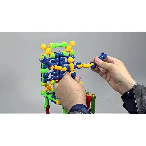 Розвиваючий конструктор Будівельник (100 шт) від ZOOB