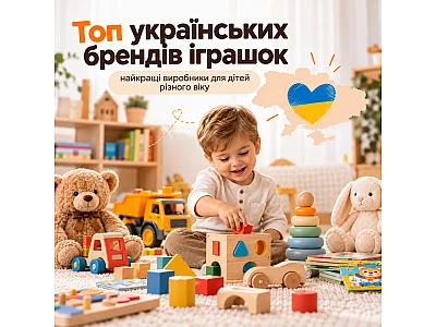 Топ українських брендів іграшок: найкращі виробники для дітей різного віку 