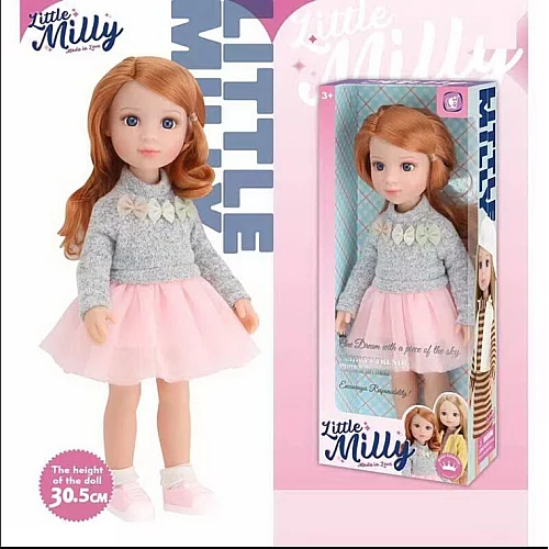 Розвиваюча іграшка Лялька Milly зі знімним одягом (30 см) Розвиваюча іграшка Лялька Milly зі знімним одягом (30 см)