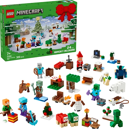 Різдвяний адвент календарь Minecraft від LEGO