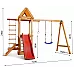 Детский игровой комплекс Babyland-19 с качелями и горкой